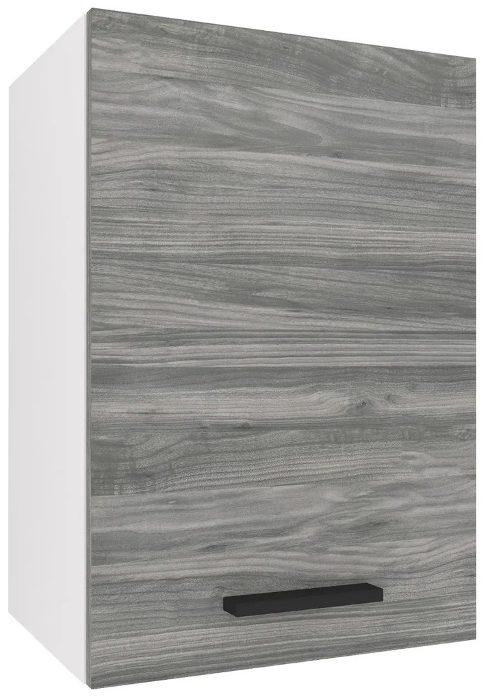 Kuchynská skrinka Belini horná 40 cm šedý antracit Glamour Wood TOR SG40/3/WT/GW1/0/B1