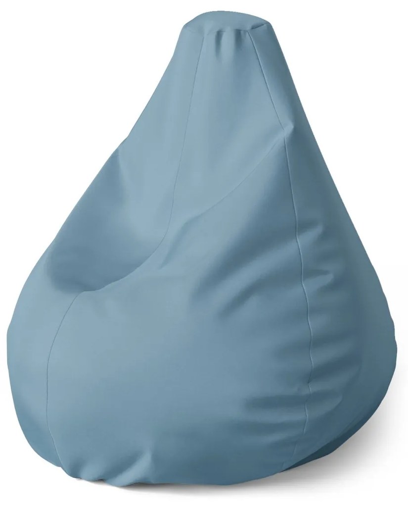 Sablio Sedací vak Pear Šedomodrá - 140 x 100 x 25 cm