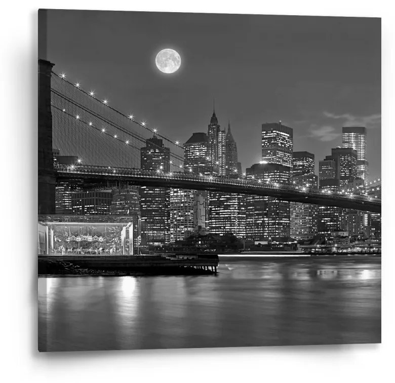 Sablio Obraz Nočný New York 2 - 50x50 cm