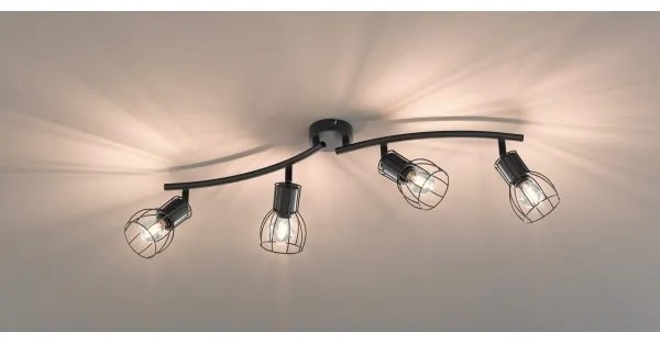 Fischer & Honsel 20797 - Bodové svietidlo KAFES 4xE14/25W/230V