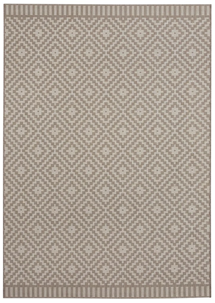 Mujkoberec Original, Kusový koberec Mojkoberec Original Mia 103521 Taupe – na von aj na doma, 160x230, hnedá, chodba / predsieň