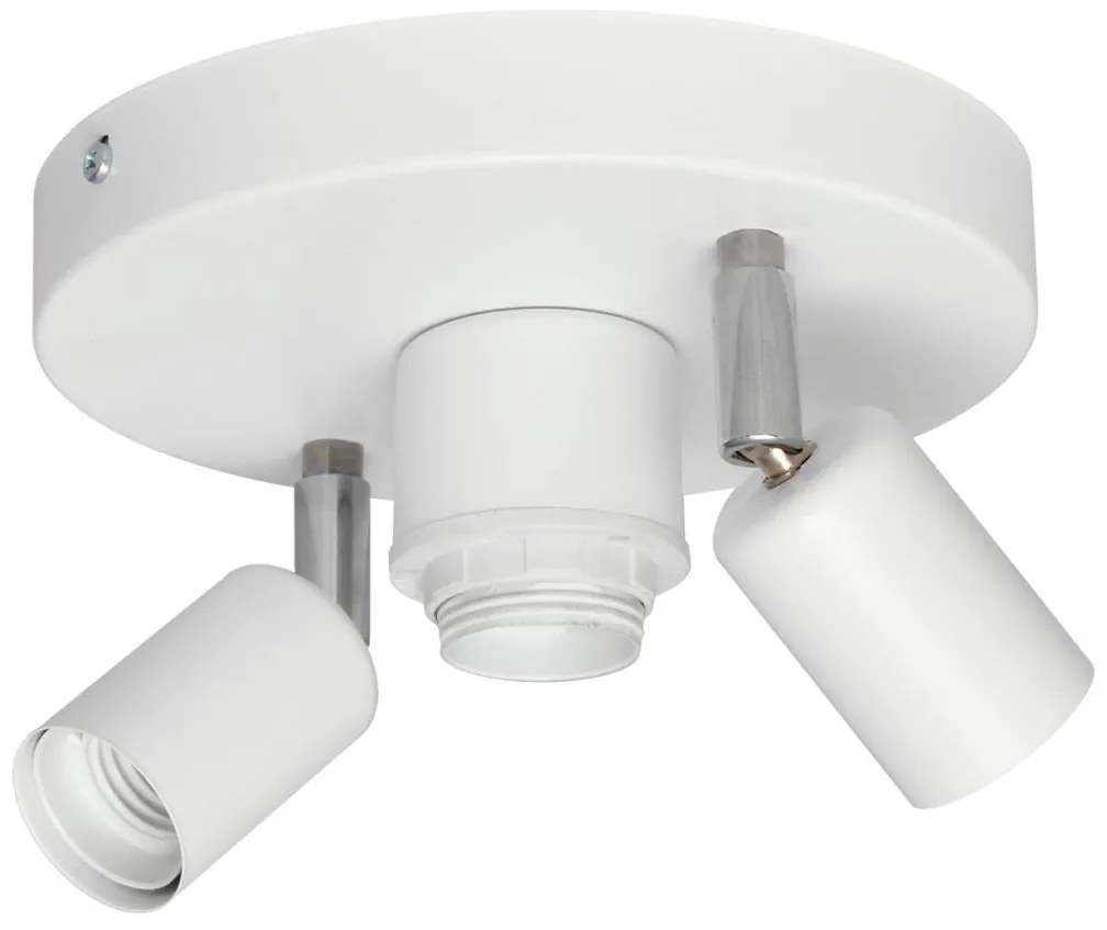 Bodové svietidlo CENTRO 3xE27/15W/230V biela