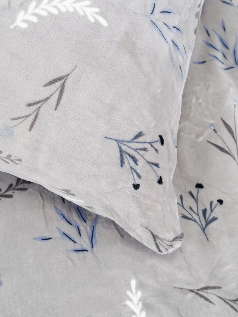 Obliečka na vankúš mikroplyš Exclusive 50 × 70 cm - Chloe šedé