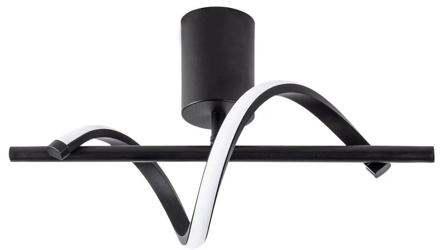 Čierne LED stropné svietidlo ø 7 cm Likma – Opviq lights