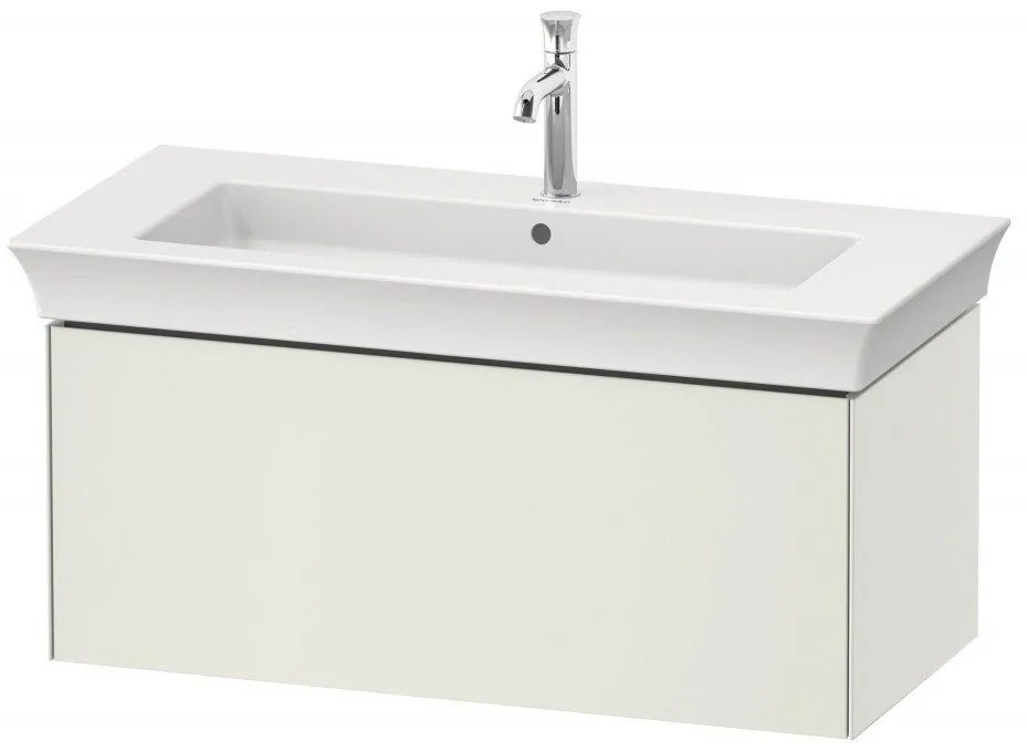 DURAVIT White Tulip závesná skrinka pod umývadlo, 1 zásuvka, 984 x 458 x 410 mm, biela matná, WT424203636