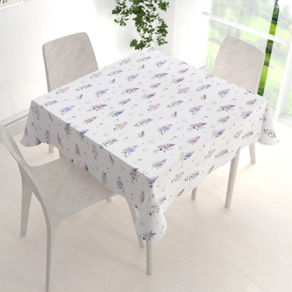 Biante Teflónový štvorcový obrus TF-105 Orgovány na bielom 40x40 cm