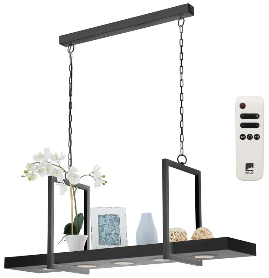 Eglo 39348 - LED RGB Stmievateľný luster na reťazi CALAMONA 5xLED/6W/230V + DO