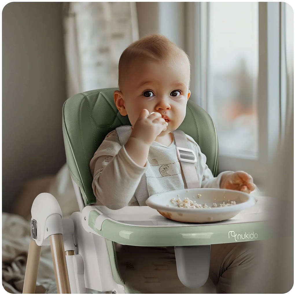 Detská stolička 3v1 Nukido Elite - zelená