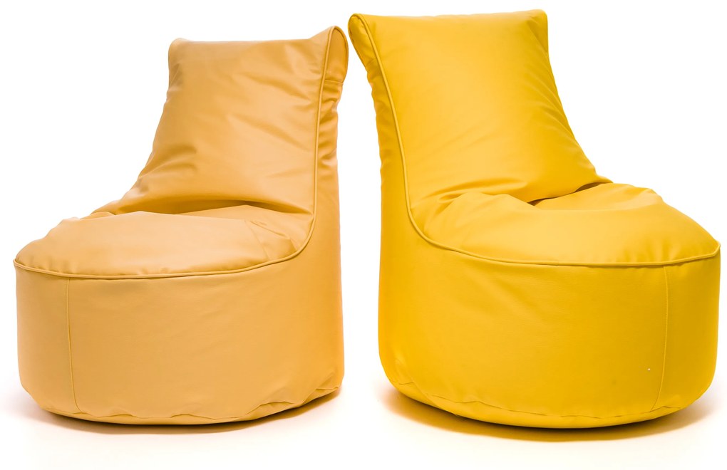 INTERMEDIC SK Sedací Vak Seat S Ekokoža Farba: E19 - Modrá svetlá (Ekokoža)