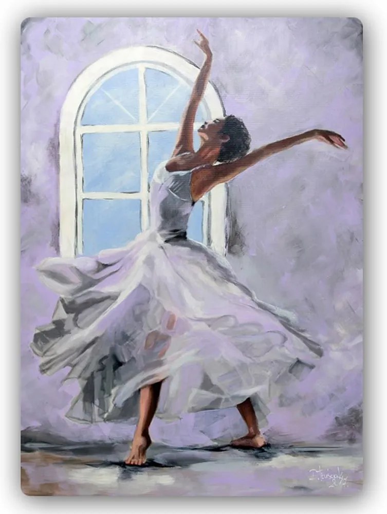 CARO Kovový obraz - Dancer 2 30x40 cm
