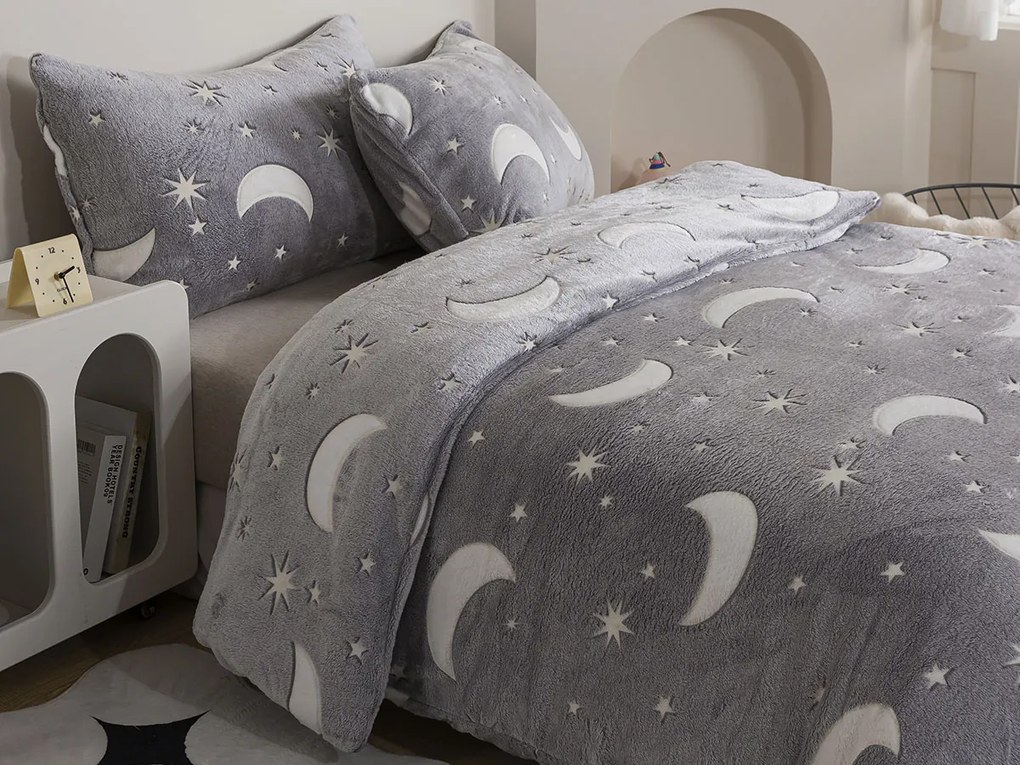 XPOSE® Mikroplyšové obliečky NOČNÁ OBLOHA Exclusive (svietiaci efekt)