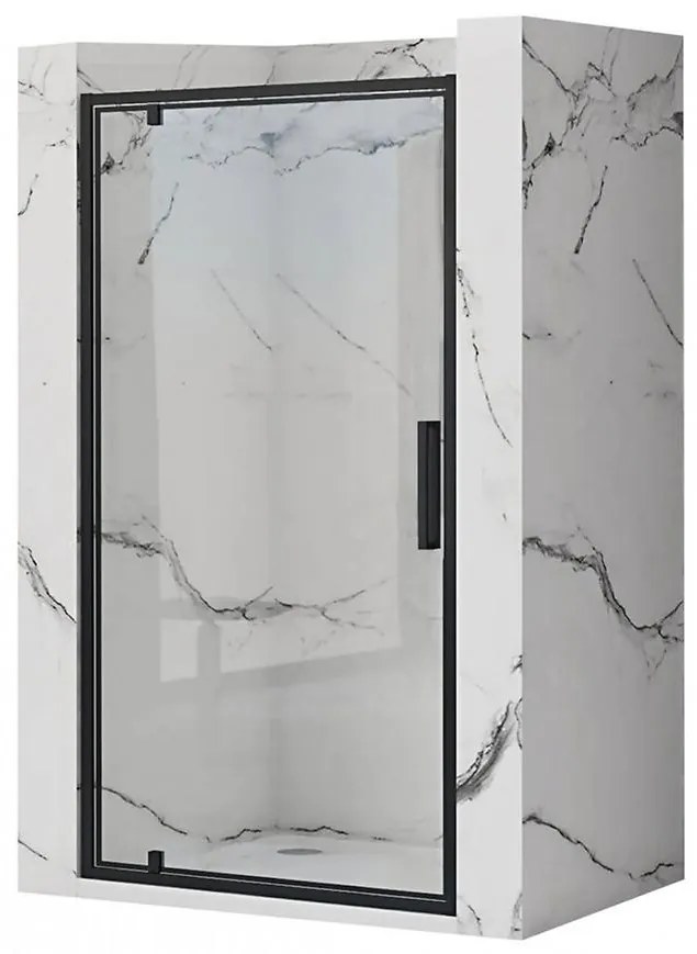 Sprchové dvere Rapid Swing 80x195 black Rea K6408