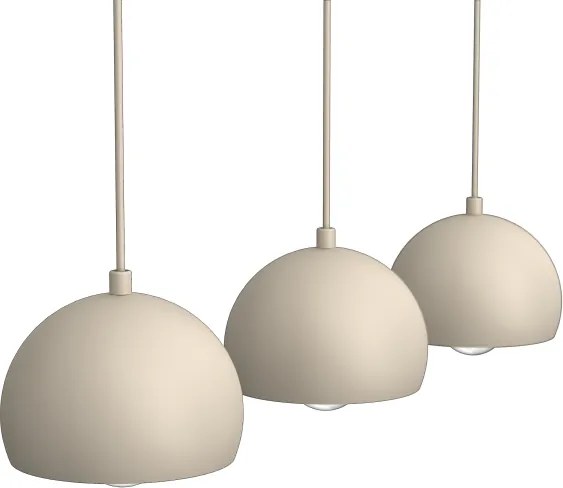 Závesný luster na kábli SOOL 3xE27/15W/230V béžový
