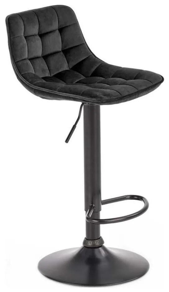 Barová stolička 106x43 cm čierna