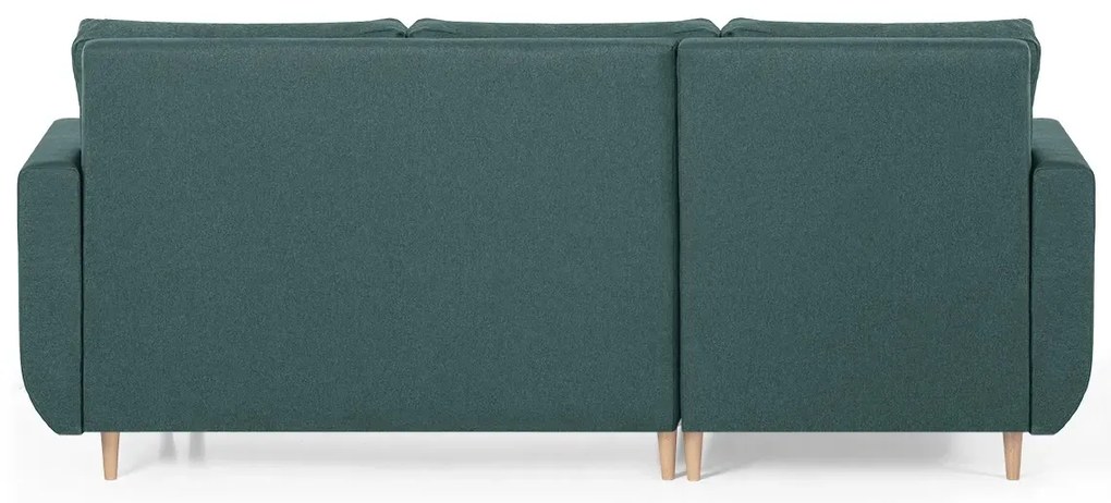 Rozkládací rohová sedací souprava DORIS Zelená