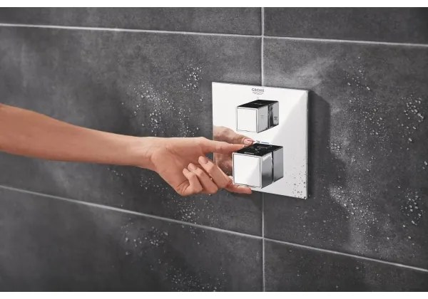 GROHE 34879000 - Podomietkový sprchový systém PRECISION CUBE 310 × 310 mm chróm