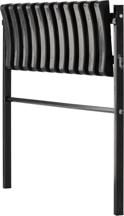 Garden Line SKLADACIA LAVICA, DĹŽKA 68 CM, ČIERNA *8275