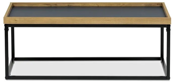 Autronic BONTEC Konferenčný stolík 100x60cm, mdf, dub, CT-613 OAK Farba: Šedá
