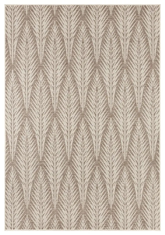 Hnedobéžový vonkajší koberec NORTHRUGS Pella, 70 x 140 cm