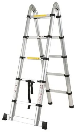 Teleskopický rebrík, 2 x 1,6 m