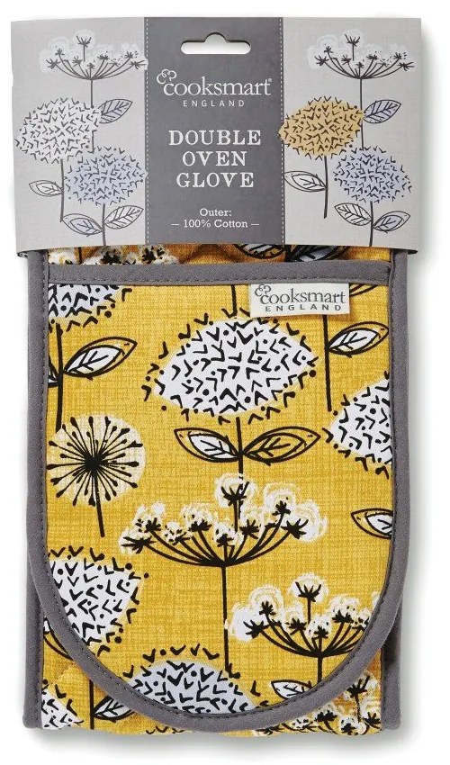 Bavlnená dvojitá kuchynská rukavica Cooksmart ® Retro