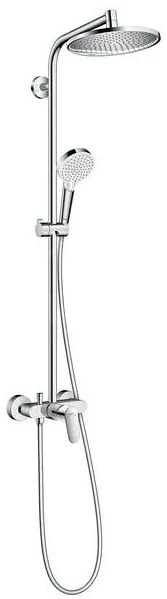 Hansgrohe Crometta S, Showerpipe 240 1jet s pákovou batériou, chróm, HAN-27269000