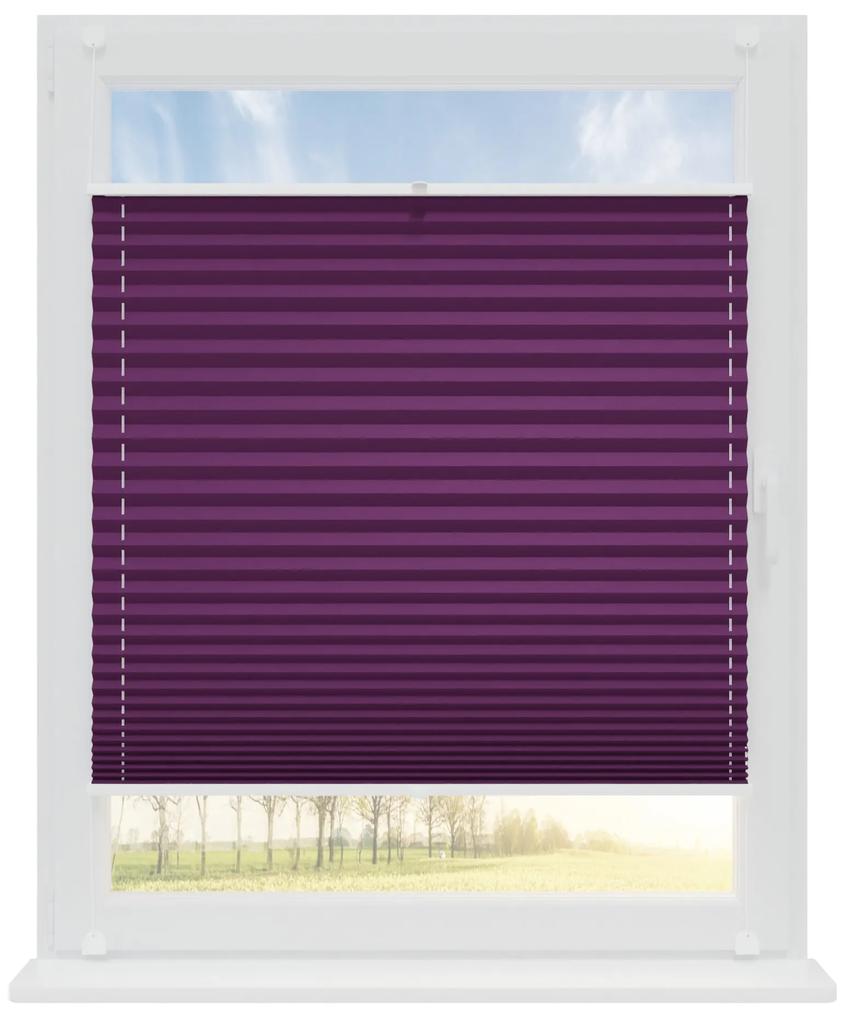Dekodum Neinvazívna plisovaná roleta fialová Šířka (cm): 69