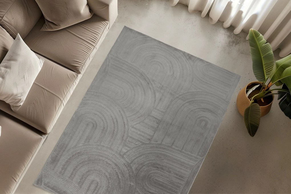 Kusový koberec Interstellar 501 Grey, 160x230, šedá, obývacia izba, Obsession