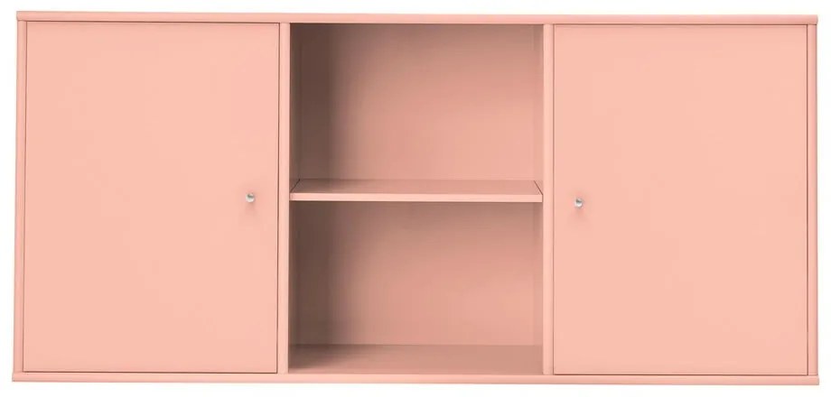 Ružová závesná komoda 133x61x42 cm Mistral – Hammel Furniture