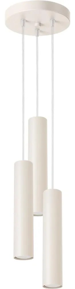 Sollux SL.1482 - Luster na lanku LAGOS 3xGU10/10W/230V krémová SLX1349