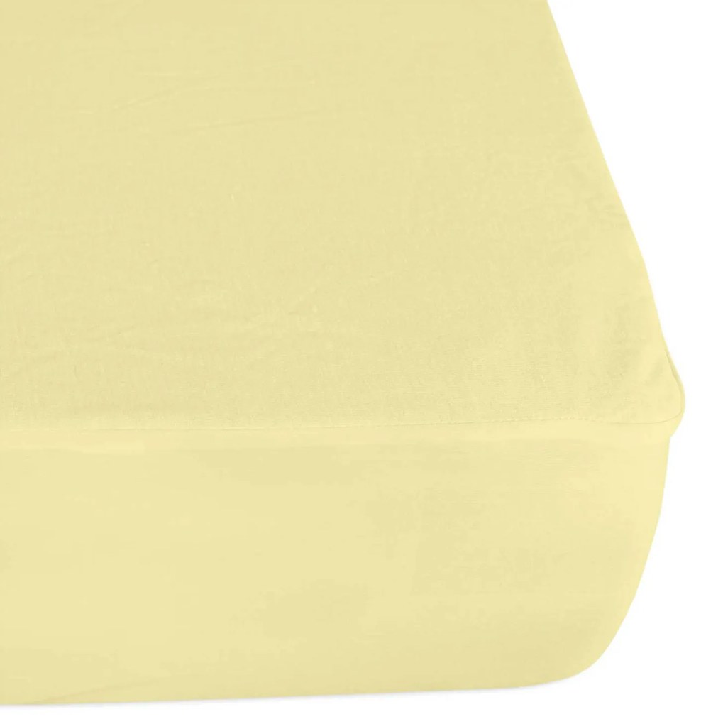 NEPRIEPUSTNÉ JERSEY PRESTIERADLO SG 019 200X220 CM KRÉMOVÁ