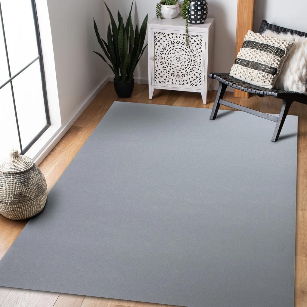 Protišmykový koberec RUMBA sivý