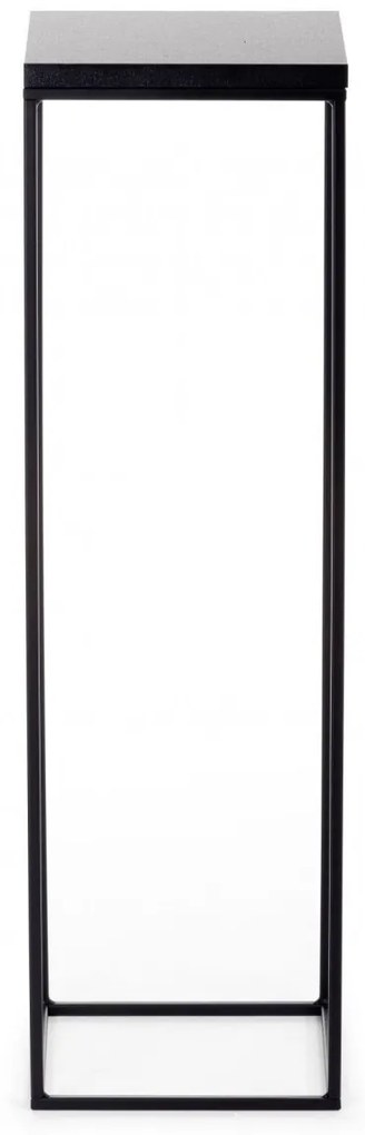 Kvetinový stojan CHARR 80 cm čierny