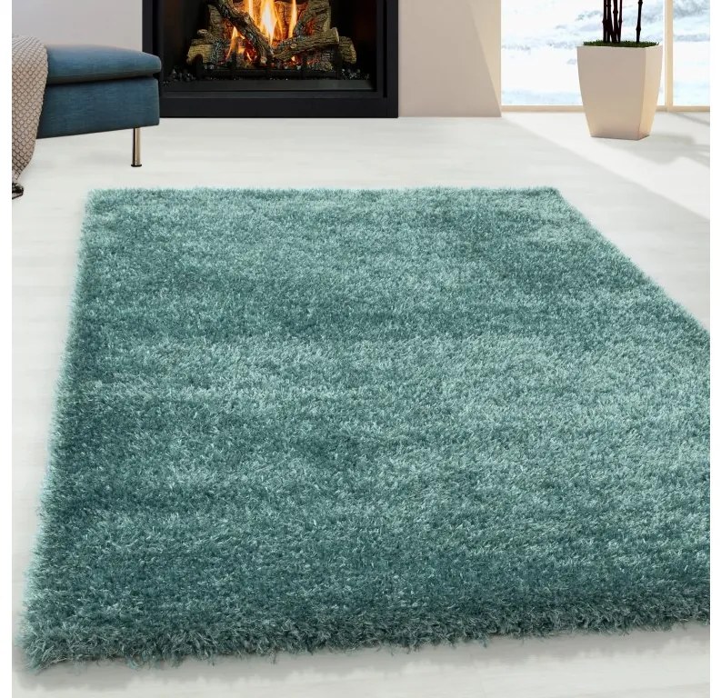 Ayyildiz Kusový koberec BRILLIANT 4200, Aqua Rozmer koberca: 60 x 110 cm