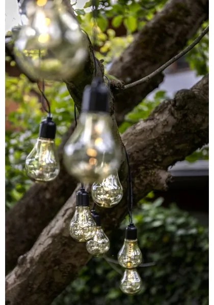 Eglo 900299 - LED Vonkajšia dekoračná reťaz LIBISA 10xLED/0,06W/3V 2xAA IP44