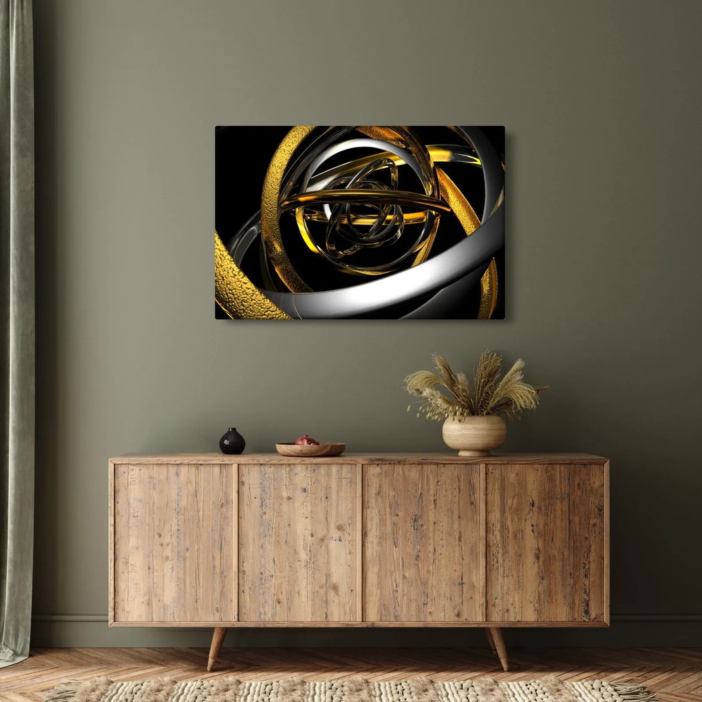 Obraz modernej abstrakcie (90x60 cm)