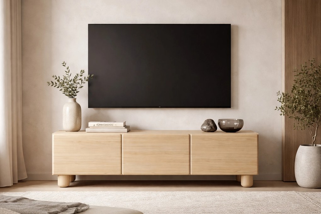 Stolík pod TV Arlo 150 cm - dub vicenza