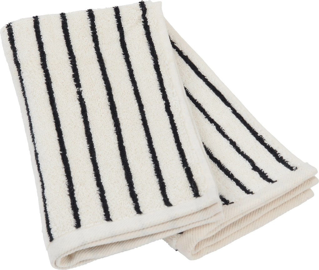 XXXLutz SADA UTERÁKOV PRE HOSTÍ, 30/50 cm, čierna, écru Dieter Knoll - Kúpeľňový textil - 006792015803