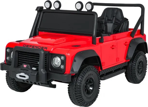 Elektrické autíčko Land Rover Defender 110 SVX červené