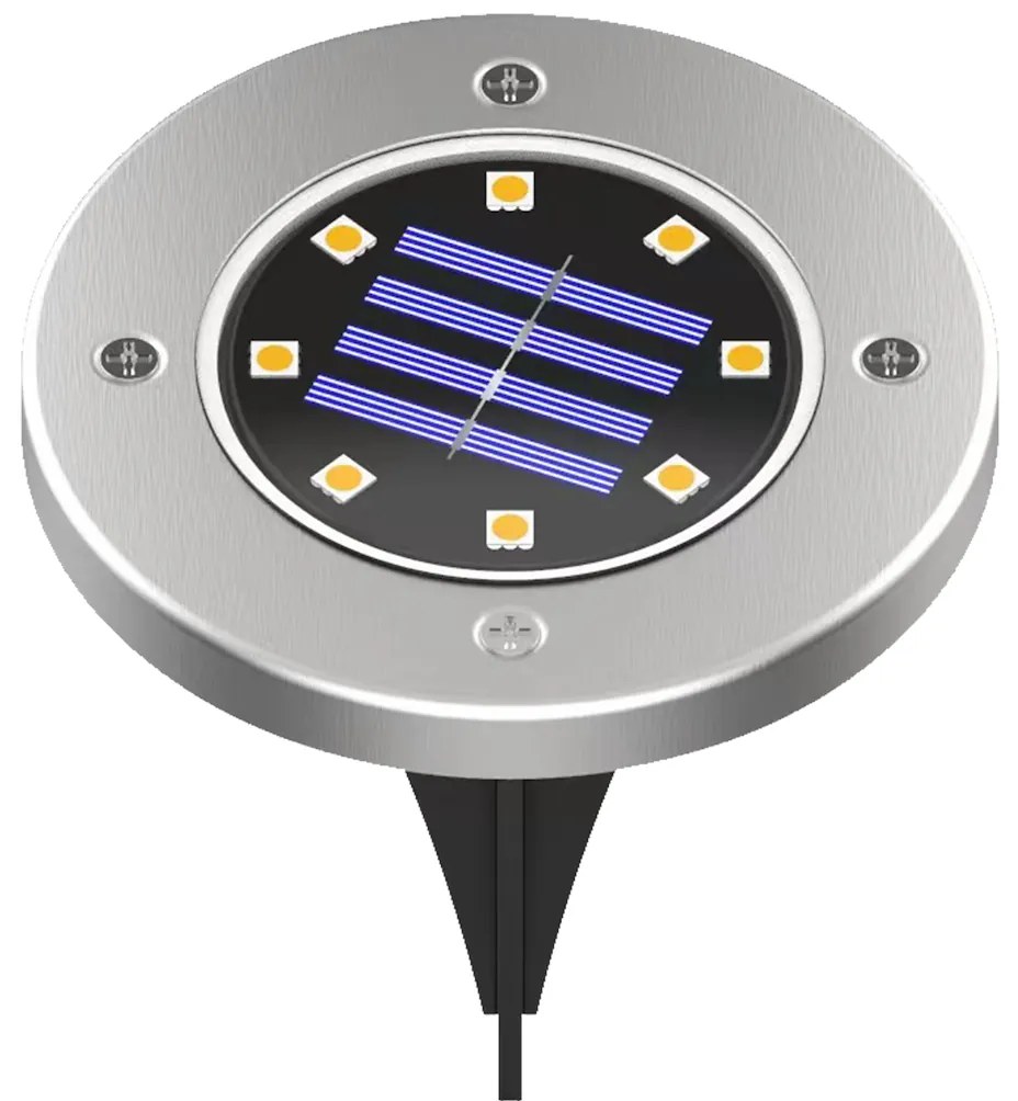 Ecolamp Exteriérové solárne zapichovacie svietidlo Deck, 1x LED 0,06w