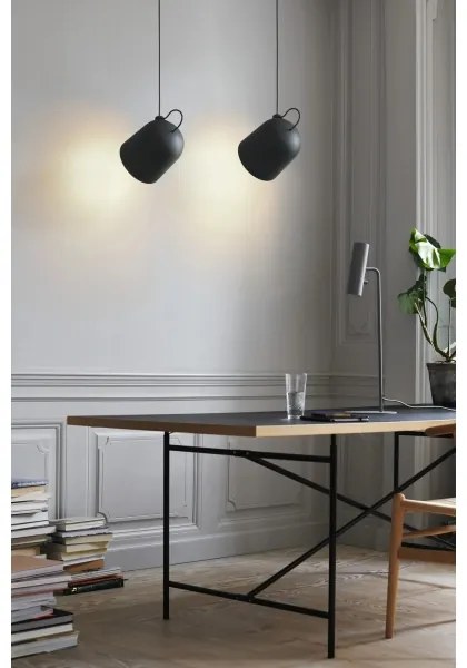 Nordlux - Luster na lanku ANGLE 1xE27/25W/230V čierny