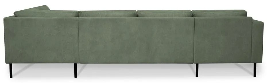 Zelená rohová pohovka (pravý roh/do "U") Hero – Scandic