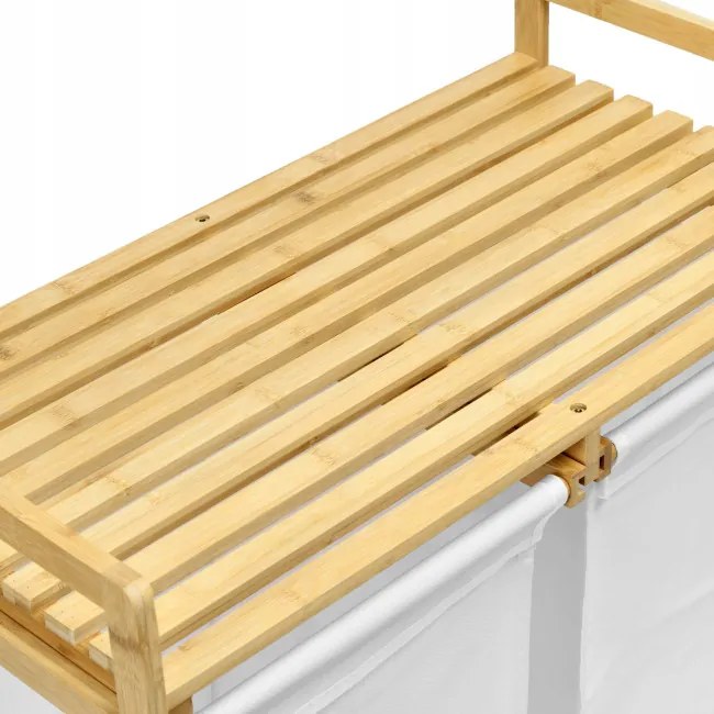 Kôš na bielizeň HANOI biely