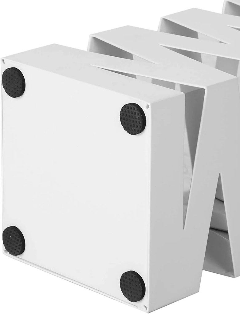 Kovový stojan na dáždniky Loft White, 49x15,5 cm