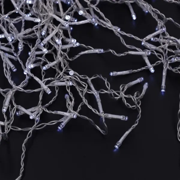 Brilagi - LED Vonkajší vianočný reťazec 200xLED/8 funkcií 13m IP44 studené biele