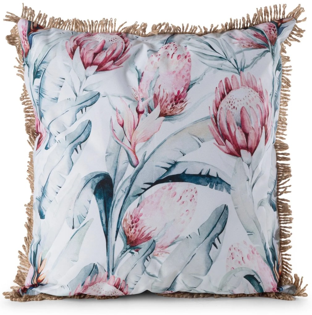 ZÁHRADNÁ VODEODOLNÁ OBLIEČKA NA VANKÚŠ GARDEN 45X45 CM KVETY