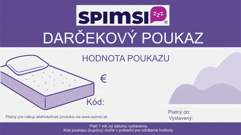 Darčekový poukaz SPIMSI - 150 €