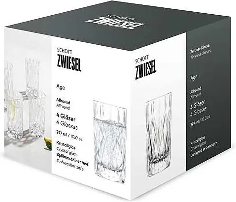 Zwiesel glas poháre Age Allround 297 ml 4 ks