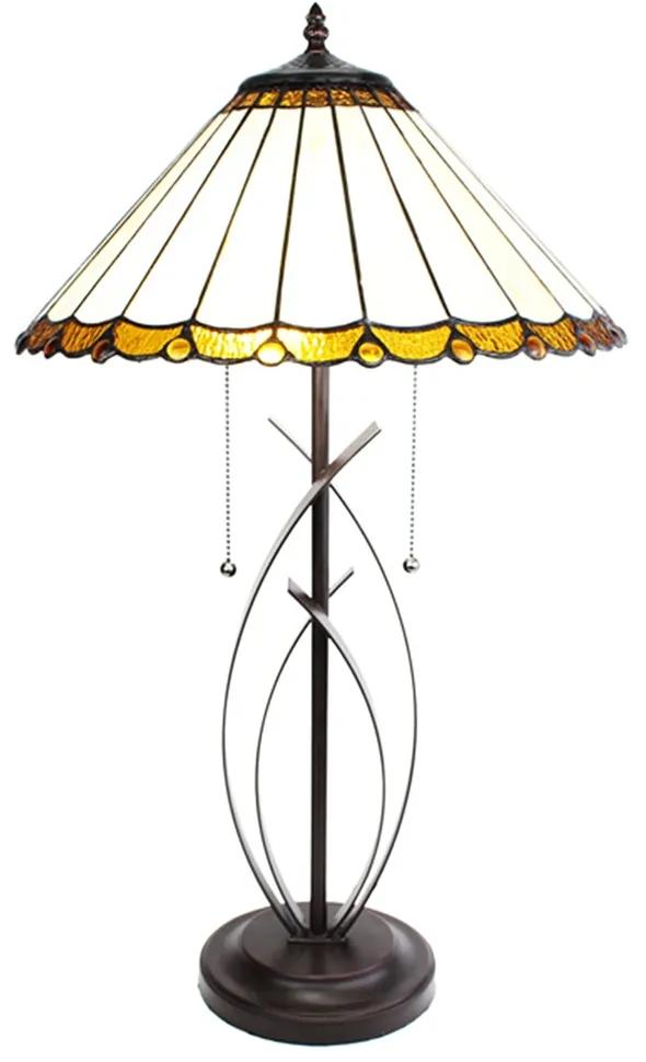 Stolná lampa Tiffany  Elegant - 41x69 cm E27/max 2x60W