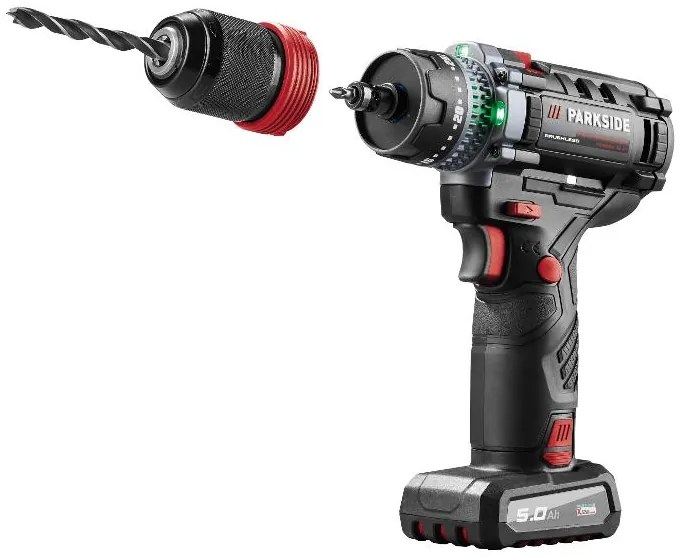 Parkside Performance®  Aku vŕtací skrutkovač s príslušenstvom 12 V Ppbssa 12 A1  (100382358)